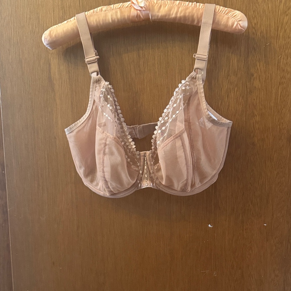 Elomi Lace Detail Bra in Nude